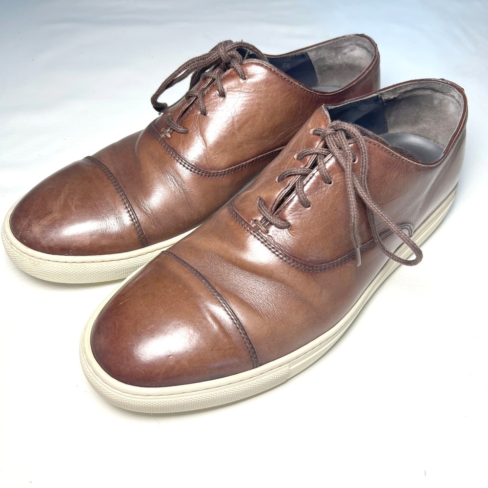 Adam Derrick To Boot New York Sneakers Mens 9.5 Brown Leather Cap Toe